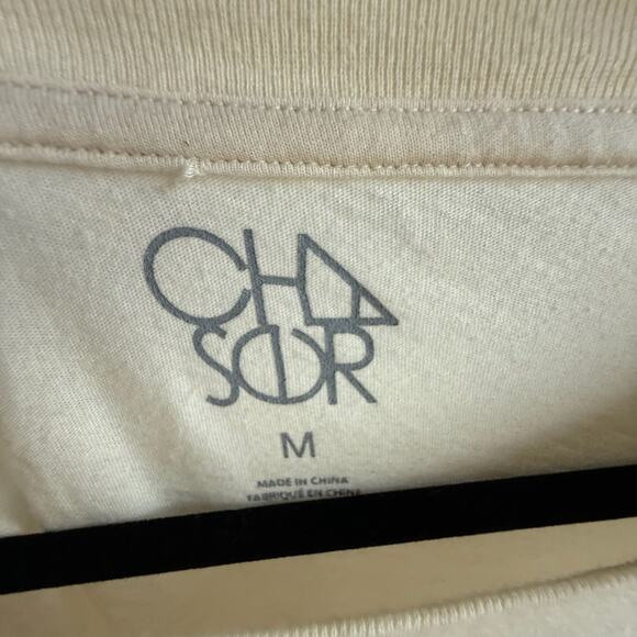 Aerosmith Skull Rose Graphic Band Tee Chaser Cream Vintage Wash Rock T Shirt NWT - Picture 3 of 6